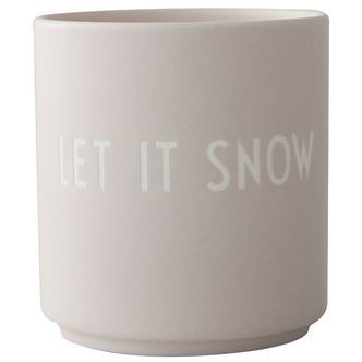 Design Letters Kop - Favourite - Let It Snow - Beige