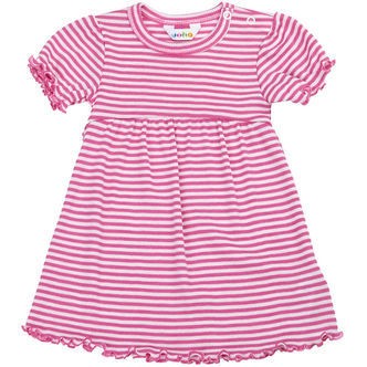 Joha Kjole - Rib - Uld/Silke - Off White/Pink