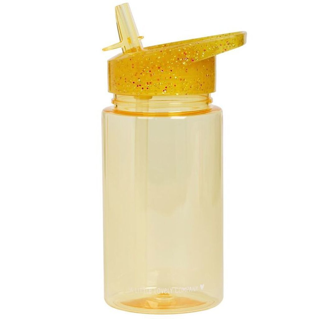 A Little Lovely Company Drikkedunk m. Sugerør - 450 ml - Guld m.