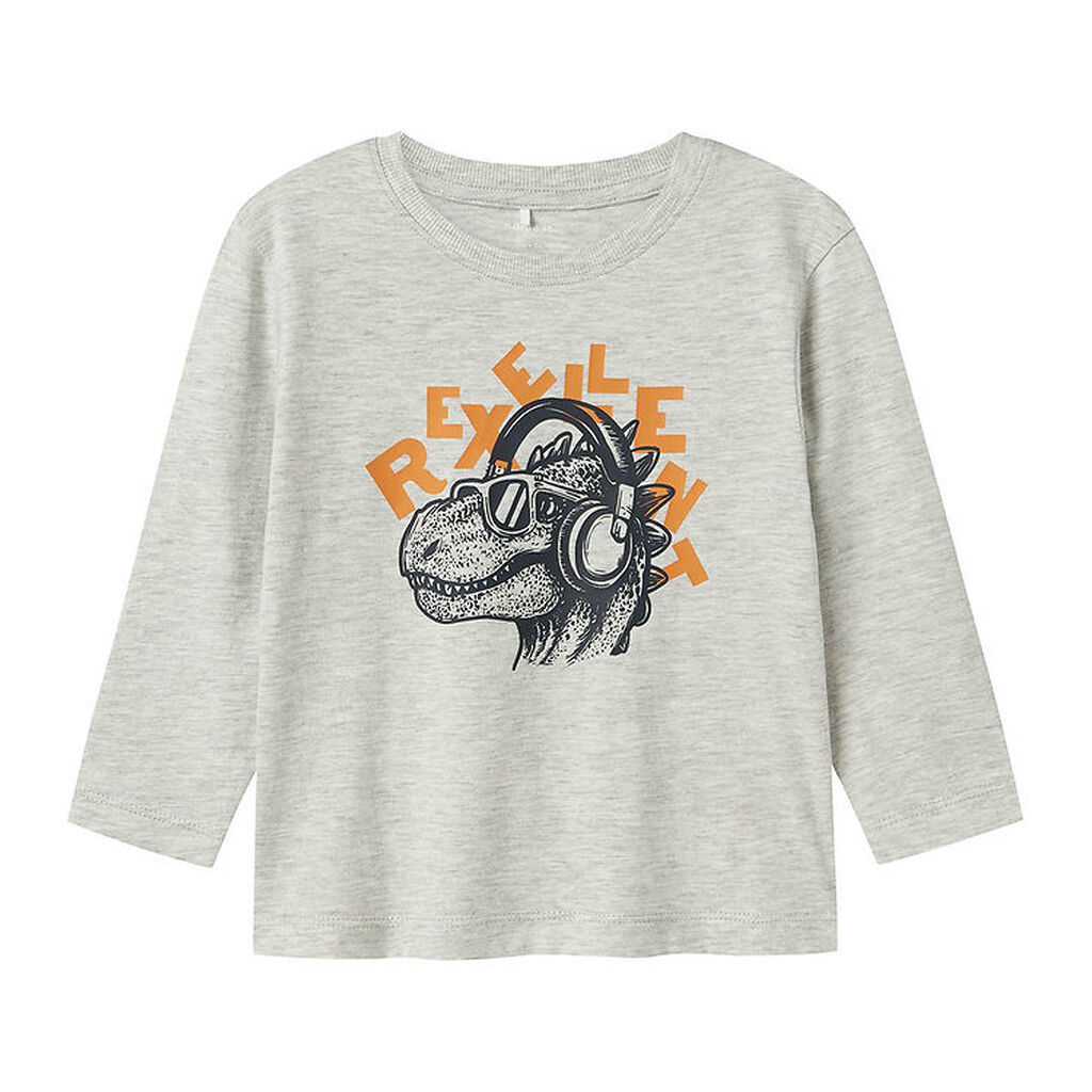 Name It Bluse - NmmTristiano - Light Grey Melange
