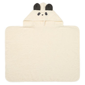 Liewood Babyhåndklæde - Vilas - Panda - Creme De La Creme