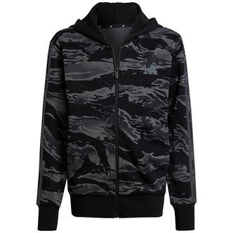 adidas Performance Cardigan - J CAMO FZ HD - BLACK/GREFIV