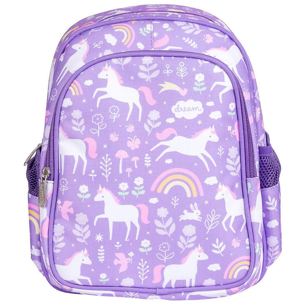 A Little Lovely Company Børnehavetaske m. Termolomme - Unicorn D