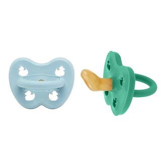 Hevea Sutter - 3-36 mdr - 2-Pak - Naturgummi - Maya Blue & Pop o