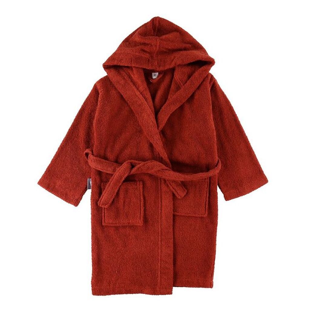 Nørgaard Madsens Badekåbe - 6 år - Dusty Rød