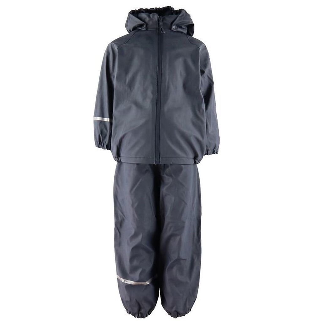 CeLaVi Regntøj m. Fleece - Recycle PU - Dark Navy