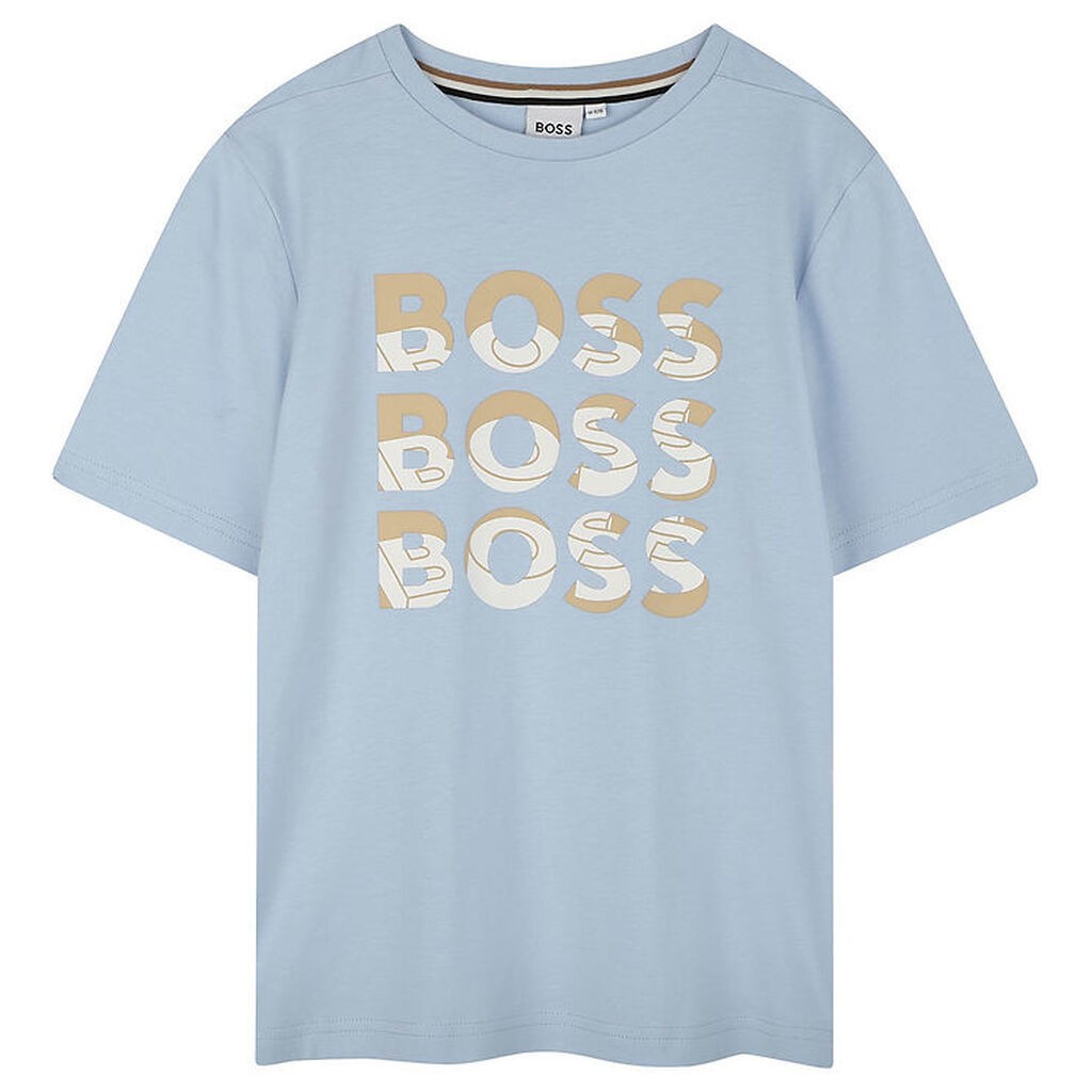 BOSS T-shirt - Persian Blue m. Print