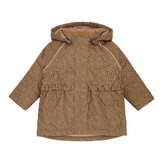 Hust and Claire Vinterjakke - HCObia - Wood Smoke m. Leopard