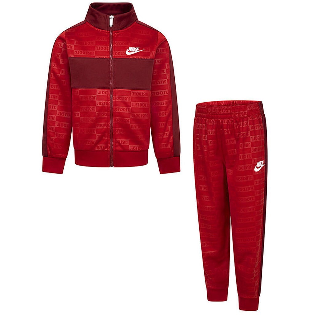 Nike Træningssæt - Cardigan/Bukser - Gym Red