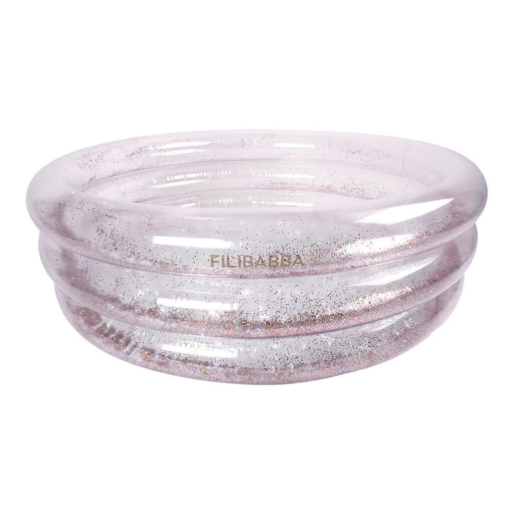 Filibabba Badebassin - Alfie - 80 cm - Regnbuefarvet Konfetti