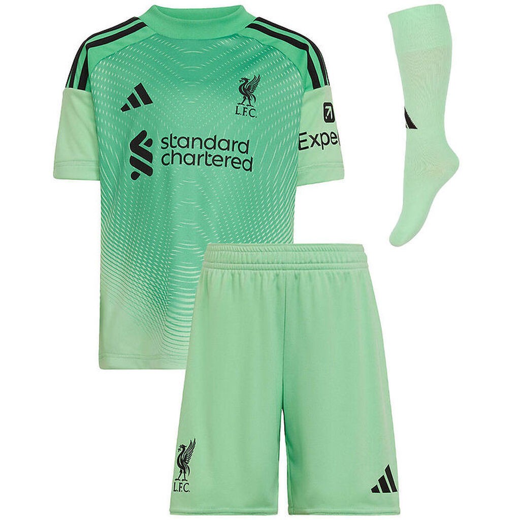 adidas Performance Fodboldsæt - Liverpool 25/26 Målmand Hjemmeba