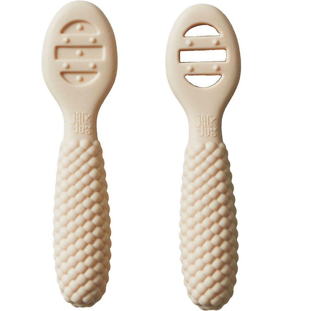 Jack o Juno Babyskeer - Silikone - 2-pak - Bubble - Milk