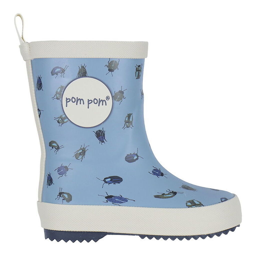 PomPom Gummistøvler - Beetle