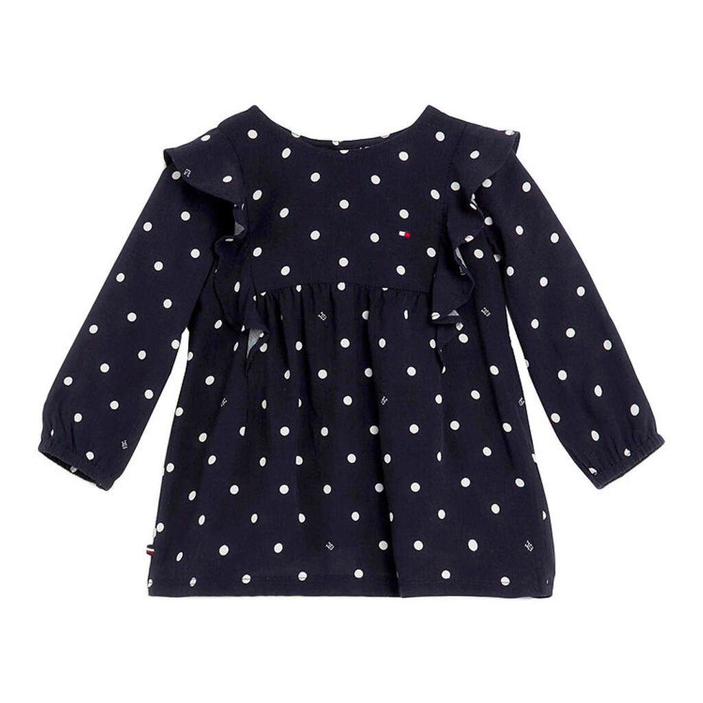 Tommy Hilfiger Kjole - Baby Dress - Desert Sky
