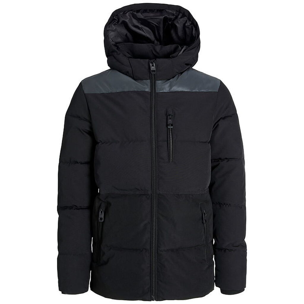 Jack & Jones Dynejakke - JjEowen - Sort/REFLECTIVE