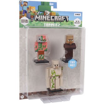 Minecraft Legetøjsfigurer - 3D Special Edition - 3-pak