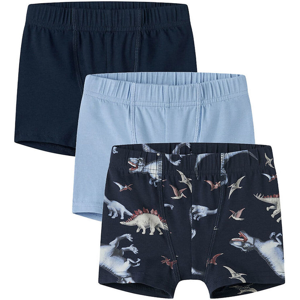 Name it Boxershorts - 3-Pak - NmmTights - Navy Blazer/w/Navy Bla