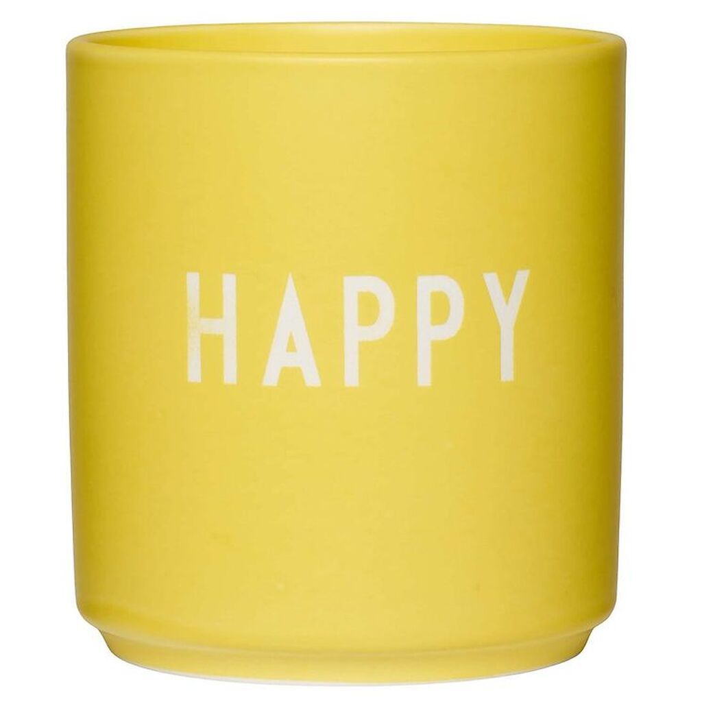 Design Letters Kop - Favourite - Happy - Yellow