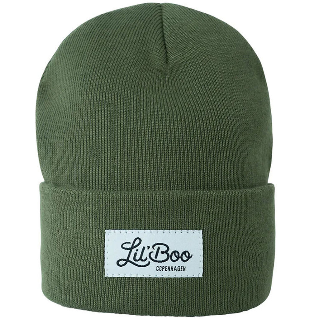 Lil' Boo Copenhagen Hue - Strik - Classic beanie - Olive
