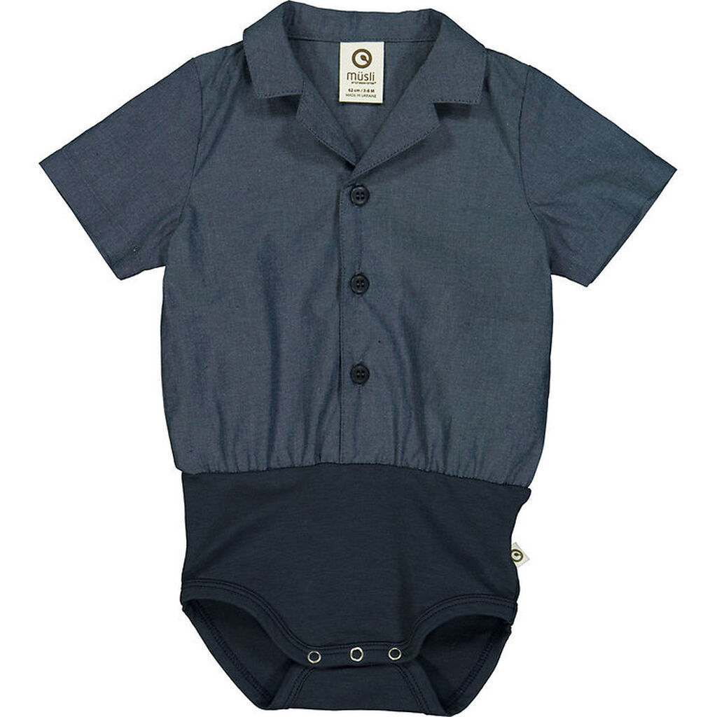 Müsli Skjortebody k/æ - Chambray - Chambray