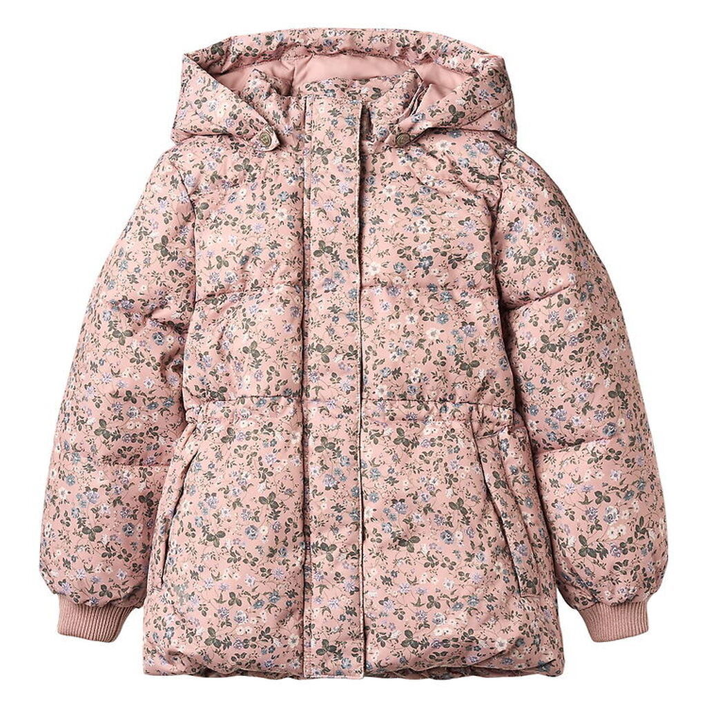 Wheat Dynejakke - Eli - Rose Powder Flowers