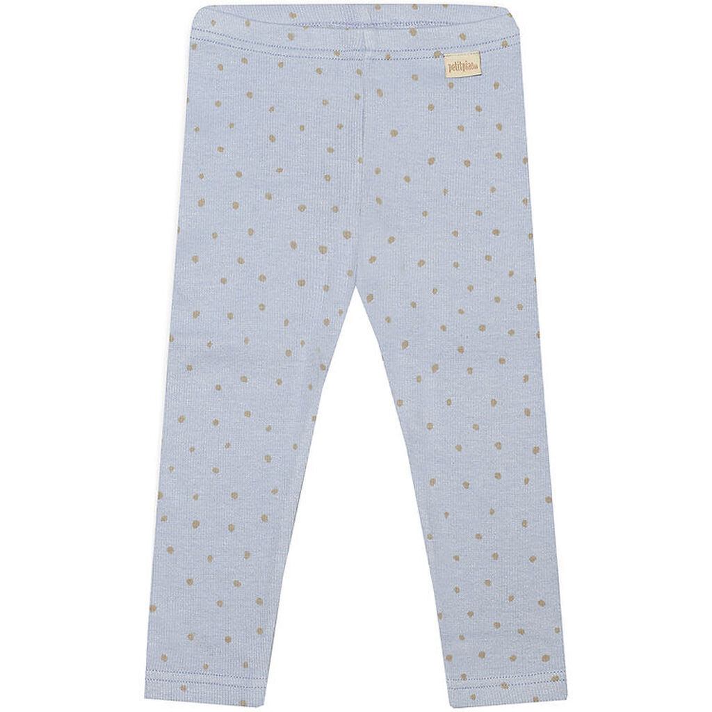 Petit Piao Leggings - Rib - Modal - Spring Blue
