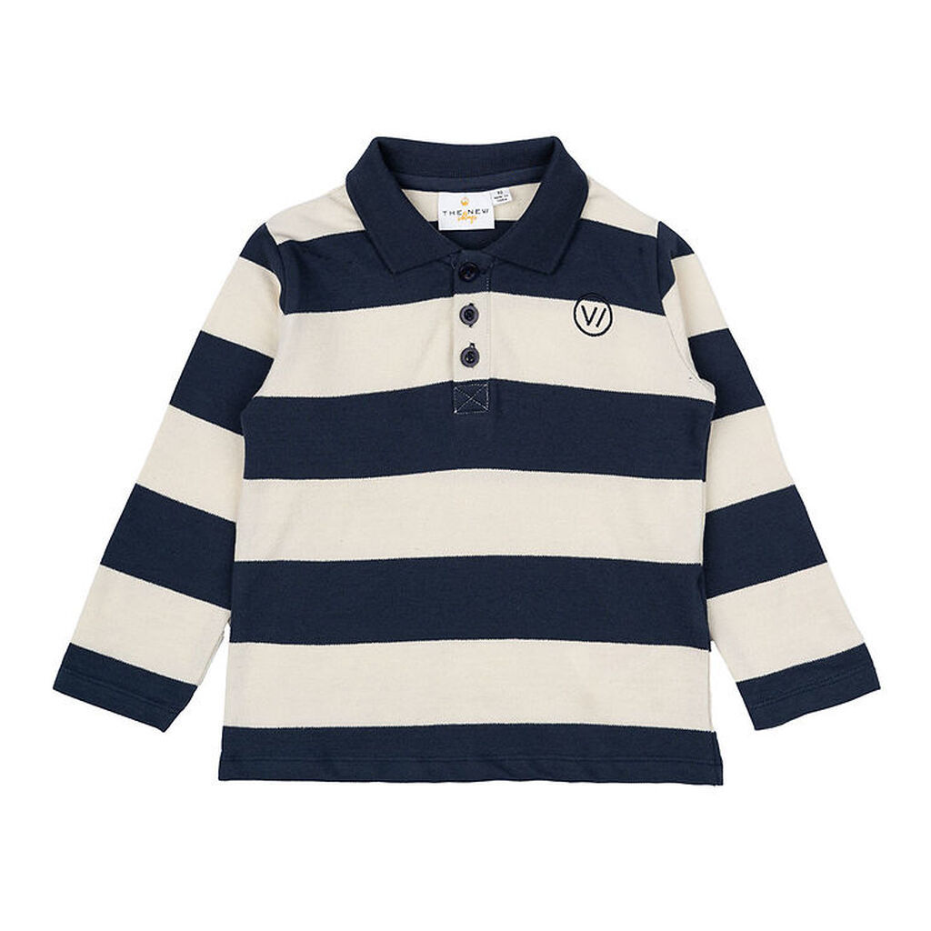 The New Siblings Polobluse - TnstNixon - Mood Indigo Striped