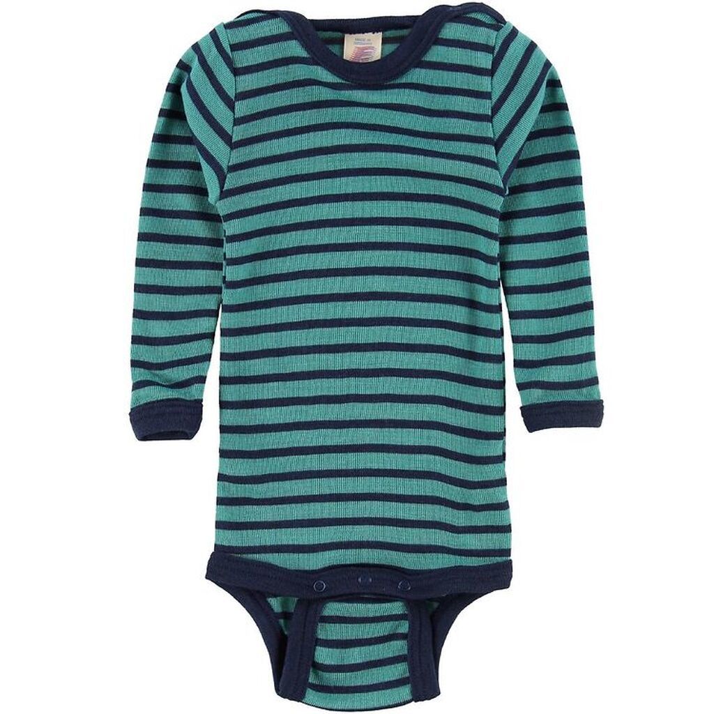 Engel Body l/æ - Uld/Silke - Turkis/Navy