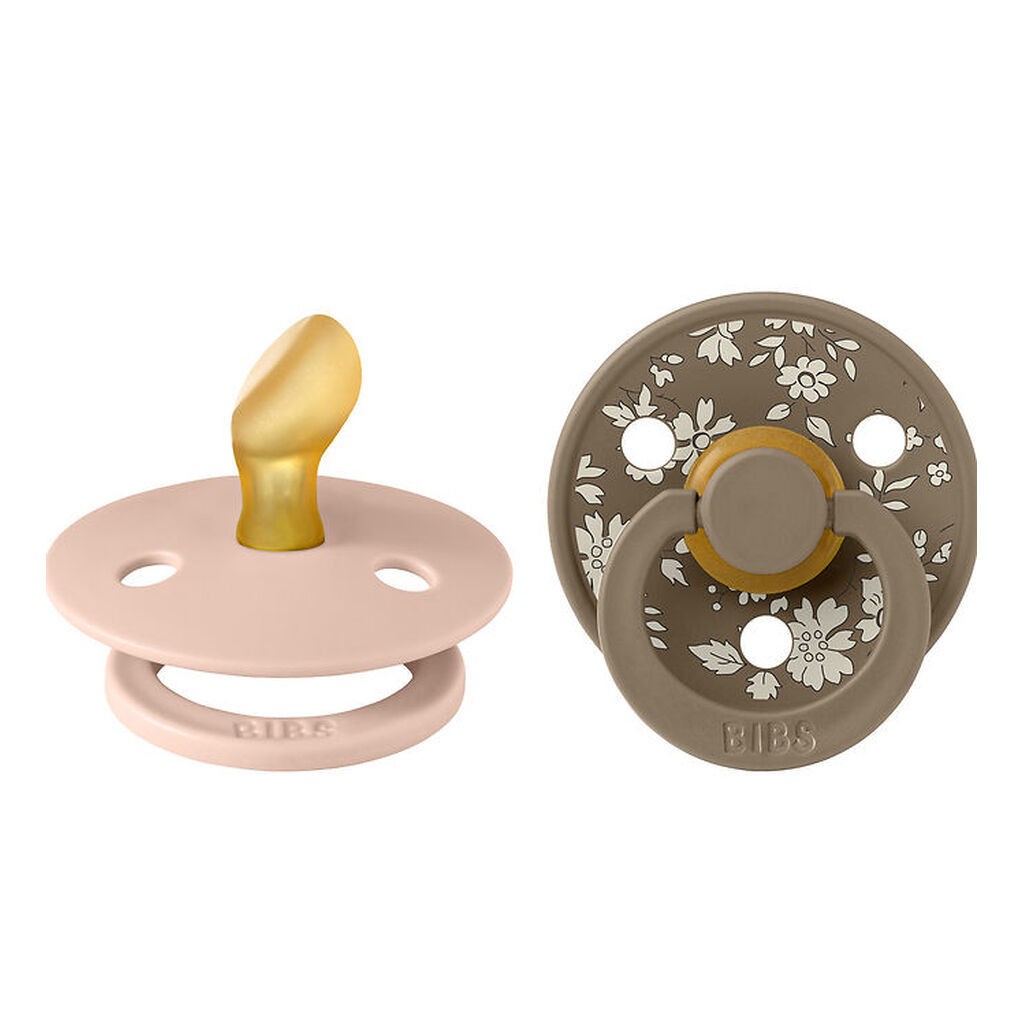 BIBS X Liberty Colour Sutter - 2-pak - Str. 1 - Anatomisk - Bluc