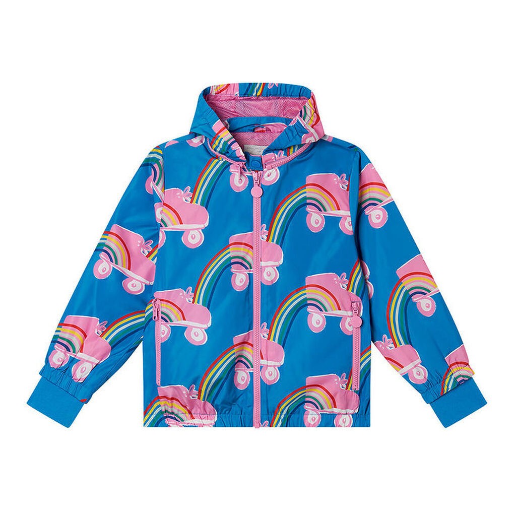 Stella McCartney Kids Jakke - Blå m. Rulleskøjter