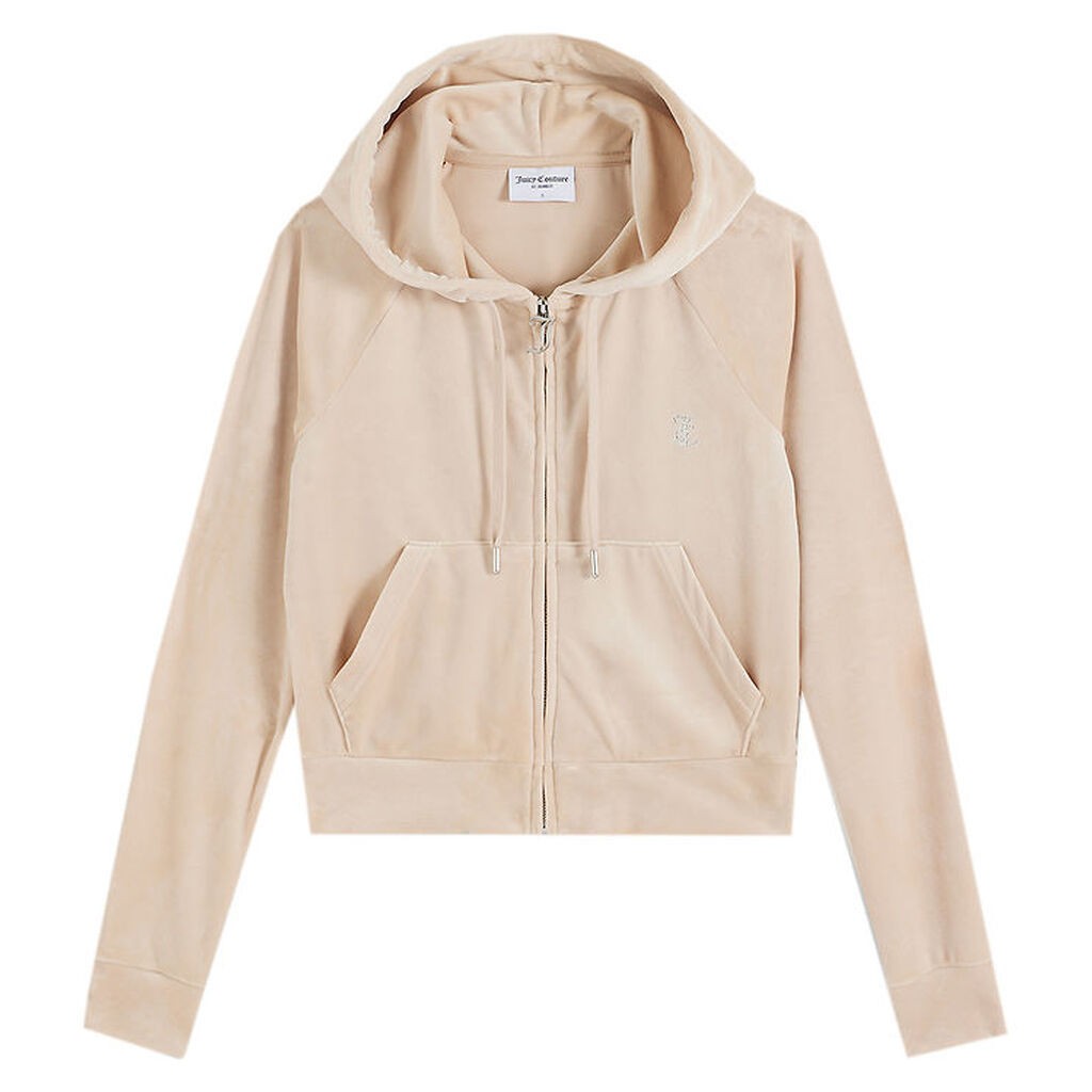 Juicy Couture Cardigan - Madison - Velour - Brazilian Sand