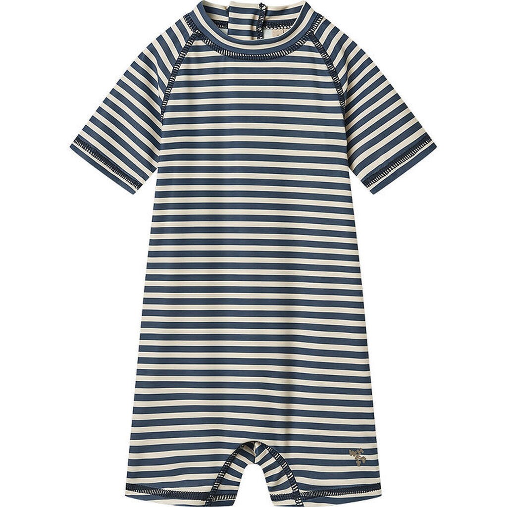 Wheat Badeheldragt - UV40+ - Cas - Blue Stripe