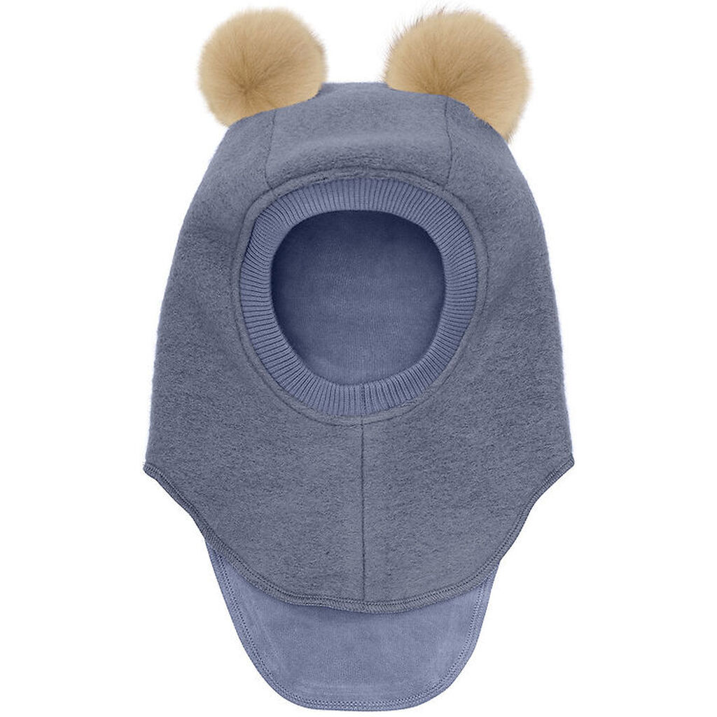 Huttelihut Elefanthue - Uld - 2-lags - Folkstone Gray m. Kvaste