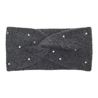 Kids Only Hårbånd - Strik - KogChyna - Dark Grey Melange/Rhinest