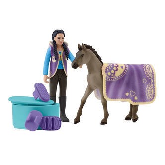 Schleich Skønhedssæt Med Kim - 42753 - 11 Dele