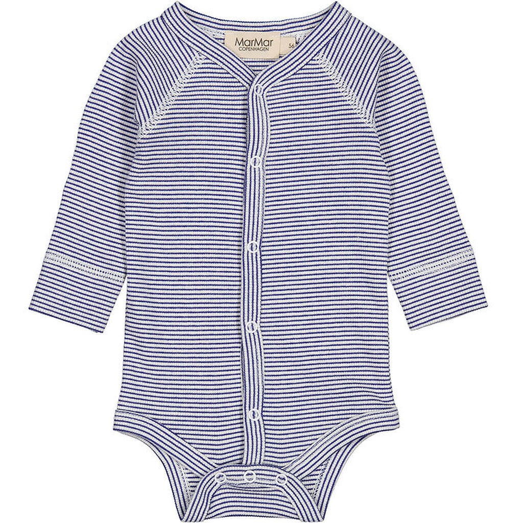 MarMar Body l/æ - Rib - Modal - Bruno - Blue Stripe