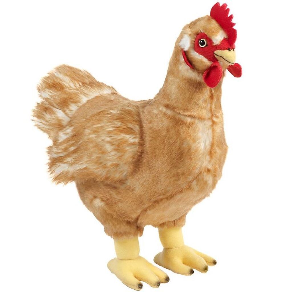 Living Nature Bamse - 32x12 cm - Høne - Large - Brun