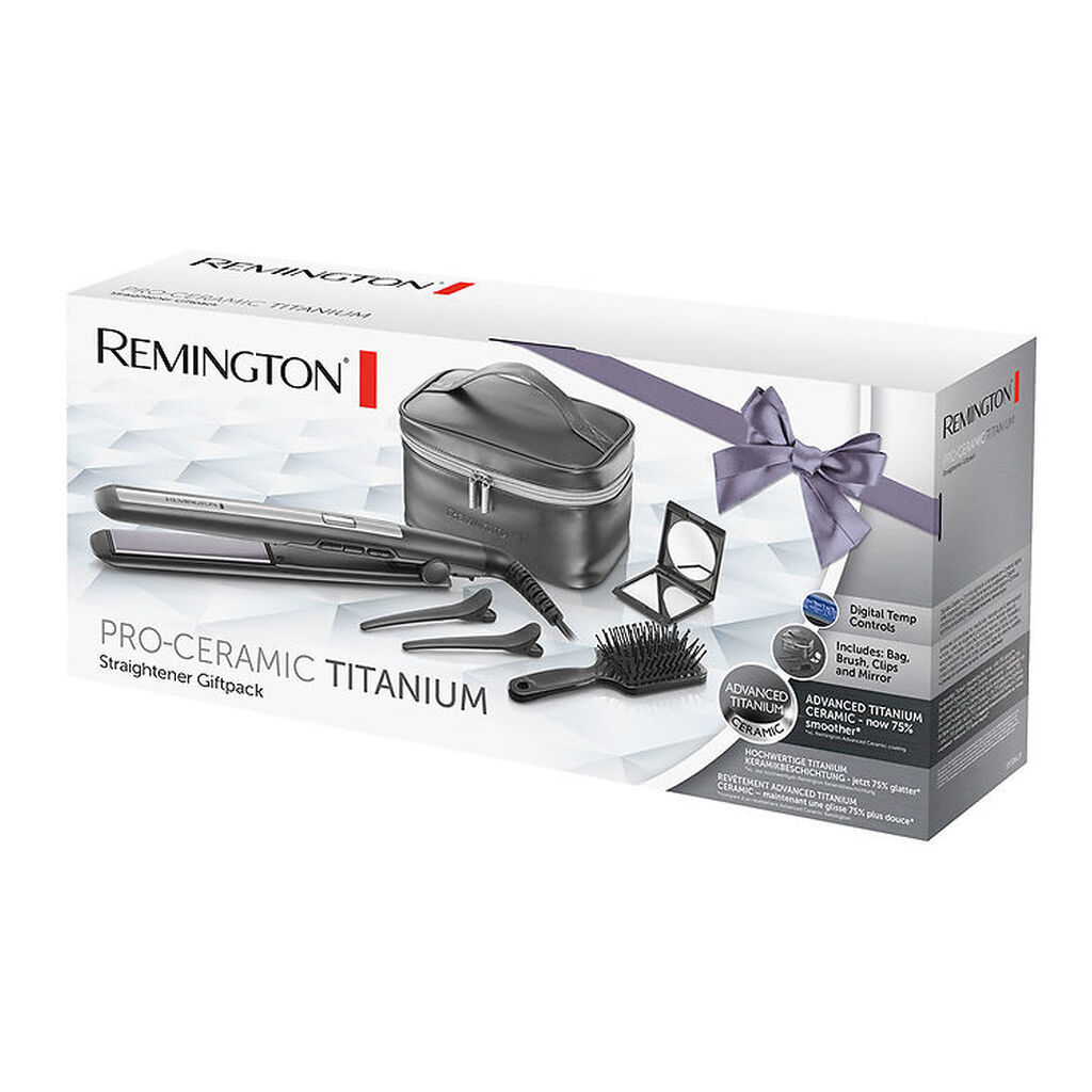 Remington Glattejern m. Tilbehør - PRO-Ceramic Titanium - S5506G