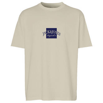 Jack & Jones T-shirt - JorBoston - Antique White m. Print