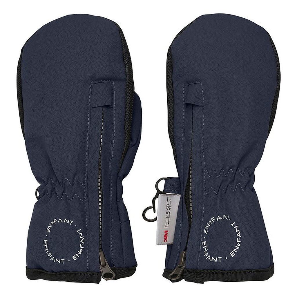 En Fant Luffer m. Lynlås - Ebony