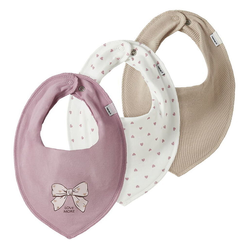 Name It Savlesmække - Rib - NbfYvette - 3-pak - Keepsake Lilac/C