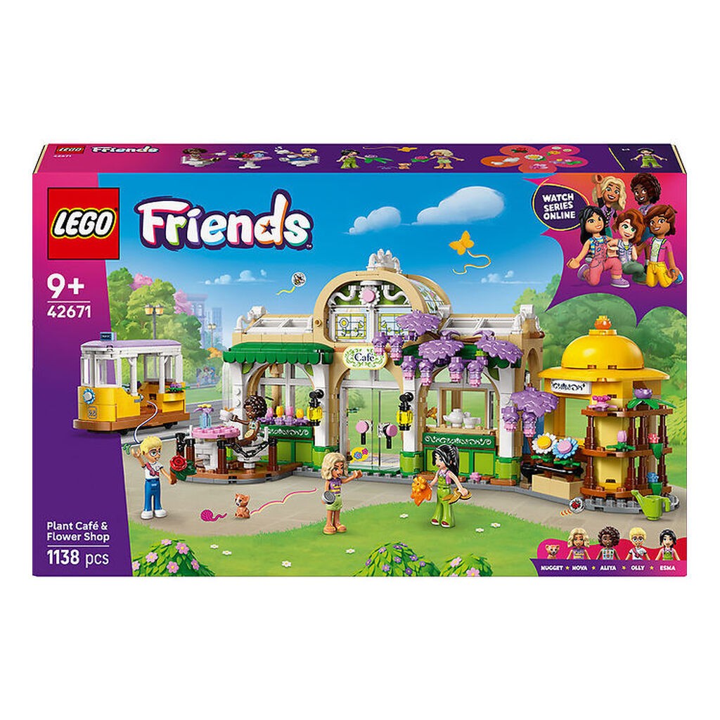 LEGOÂ® Friends - Plantecafé Og Blomsterbutik 42671 - 1138 Dele