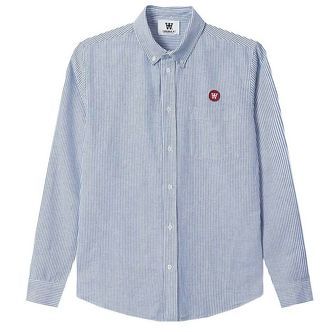 Wood Wood Skjorte - Tod Shirt - Blue Stripes