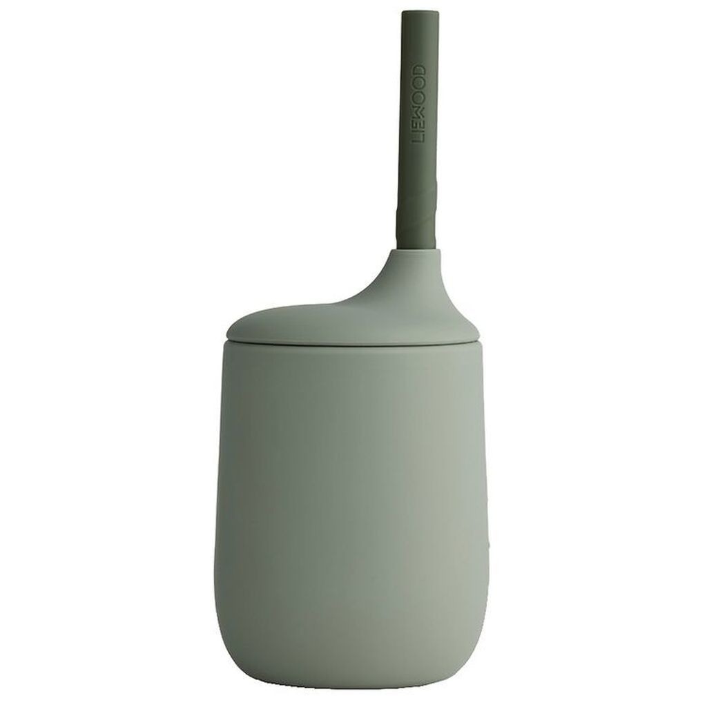 Liewood Kop m. Sugerør - Silikone - Ellis - Faune Green/Hunter G