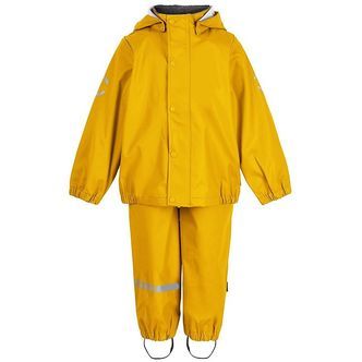 Mikk-Line Regntøj m. Seler - PU - Recycled - Sunflower