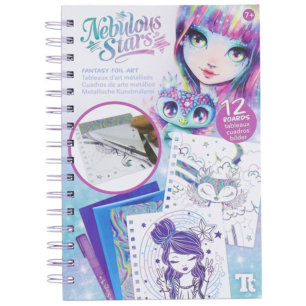 Nebulous Stars Aktivitetsbog m. Tilbehør - Fantasi Foileark - Is