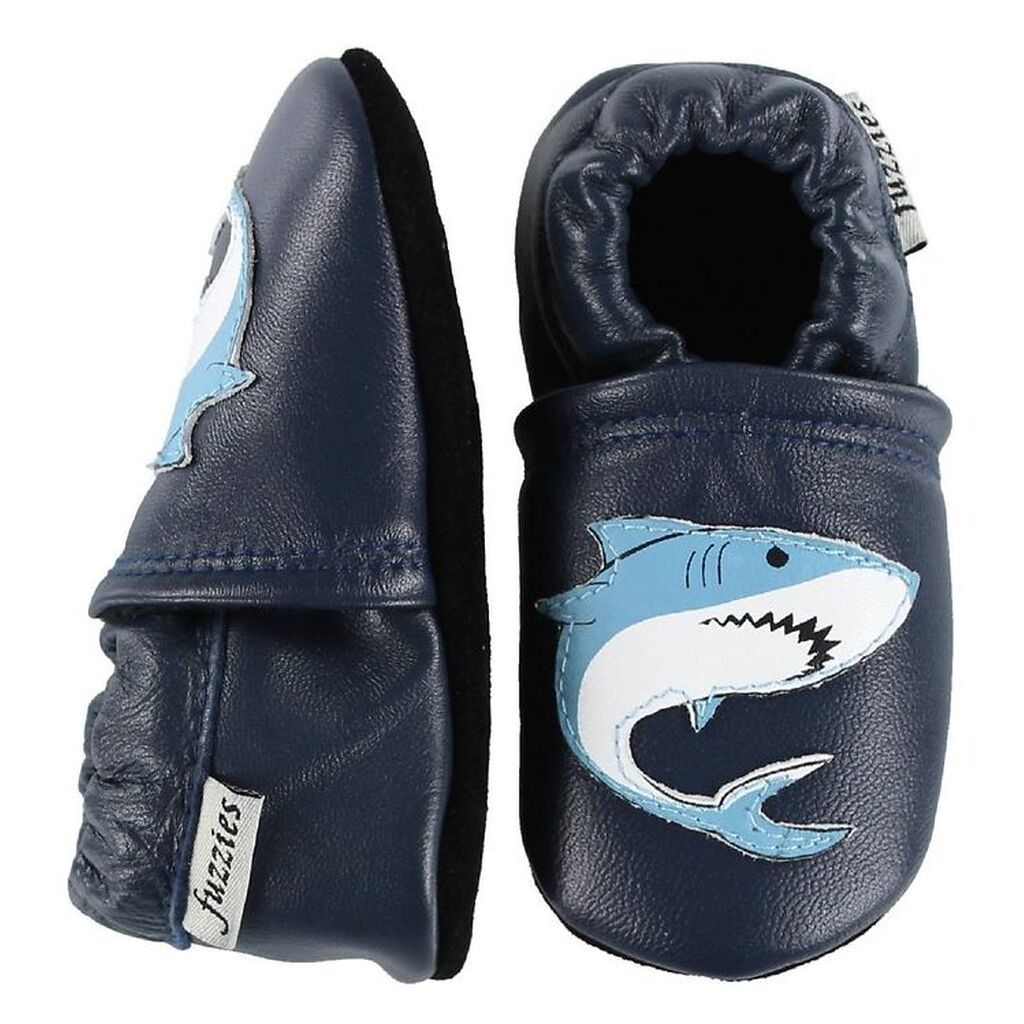 Fuzzies Skindfutter - Hektor - Mørkeblå m. Haj