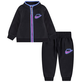Nike Træningssæt - Cardigan/Bukser - Sort/Lilla