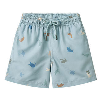 Wheat Badeshorts - Hansi - Soft Blue Sea Life