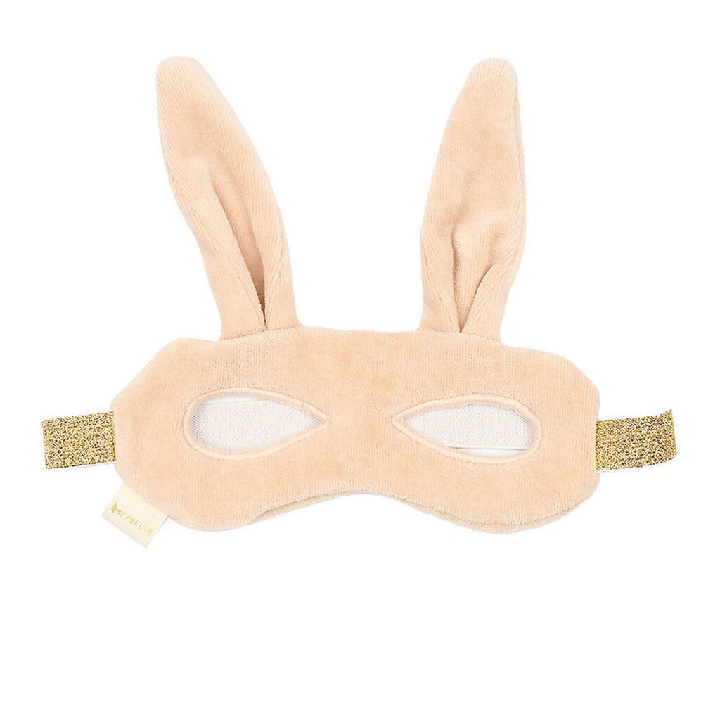 Fabelab Udklædning - Animal Mask - Bunny - Dusty Rose